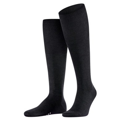 Falke Airport Knee-High Socks (climate-regulating, skin-friendly) black Men - 1 Pair