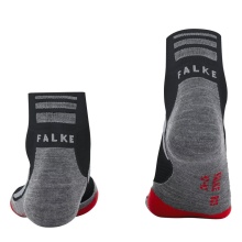 Falke Bike Sock BC5 Endurance (moisture-wicking, lightweight) Short Socks black/gray - 1 Pair