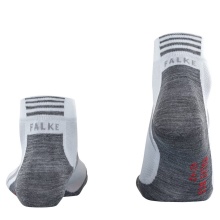 Falke Bike Sock BC6 Pro (ultralight padding) Short socks white/gray - 1 pair