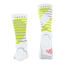 Falke Bike Sock BC Impulse (ultralight mesh knit, quick-drying) white/lime green - 1 pair