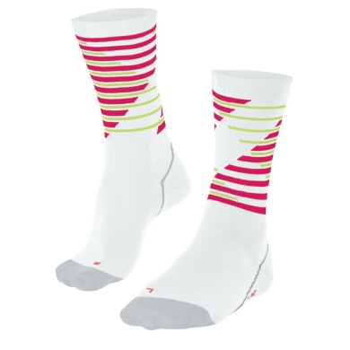 Falke Bike Sock BC Impulse (ultralight mesh knit, quick-drying) white/red - 1 pair