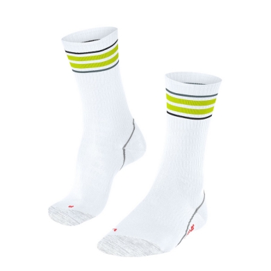 Falke Bike Sock BC Impulse Rapid (ultralight padding, mesh knit) white/lime green - 1 pair