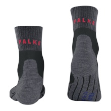 Falke Trekking Sock TK2 Short Cool (for light terrain) black/gray Women - 1 Pair