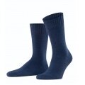 Falke Day Sock Crew Denim.ID (climate-regulating Merino wool) navy blue Men - 1 Pair