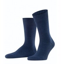 Falke Day Sock Crew Denim.ID (climate-regulating Merino wool) navy blue Men - 1 Pair