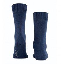 Falke Day Sock Crew Denim.ID (climate-regulating Merino wool) navy blue Men - 1 Pair