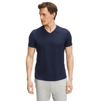 Falke Sport/Recreation T-shirt (V-neck) dark blue men's