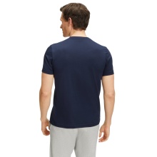 Falke Sport/Recreation T-shirt (V-neck) dark blue men's