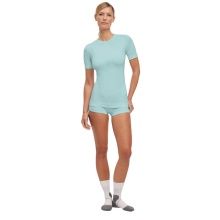 Falke Functional Shirt Warm (maximum freedom of movement) Short Sleeve Light Blue Ladies