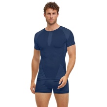 Falke Functional T-shirt Warm 2024 (maximum freedom of movement) Short Sleeve Space Blue Men's