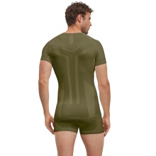 Falke Functional T-shirt Warm 2024 (maximum freedom of movement) Short-sleeved herb green Men's