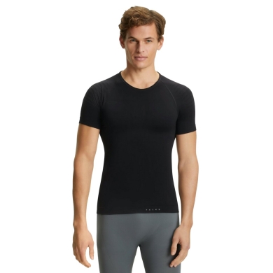 Falke Functional T-shirt Warm (maximum freedom of movement) Short Sleeve black Men