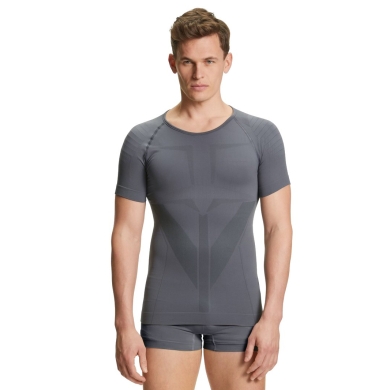 Falke Functional T-shirt Warm (maximum freedom of movement) Short Sleeve grey Men