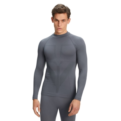 Falke Functional Underwear Long Sleeve Shirt Warm (perfect moisture and temperature regulation) grey Men