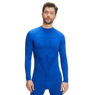 Falke Functional Underwear Long Sleeve Shirt Warm (perfect moisture and temperature regulation) blue Men