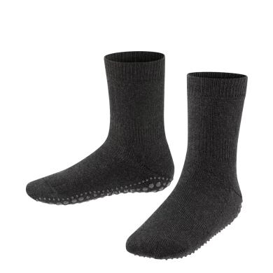 Falke Slippers Catspads (warm Merino wool) asphalt grey Kids