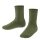 Falke Slippers Catspads (warm Merino wool) khaki green Kids