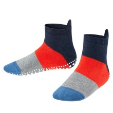 Falke Slippers Colour Block (sustainable cotton) navy blue Kids