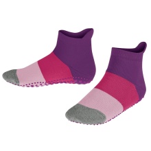 Falke Slippers Colour Block 2024 (sustainable cotton) violet/pink Children