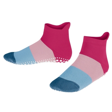 Falke Slippers Colour Block 2024 (sustainable cotton) fuchsia/blue Children