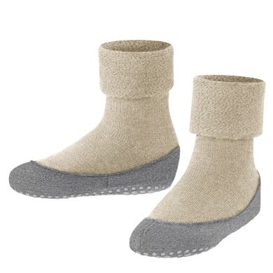 Falke Slippers Cosyshoe (soft Merino wool) sand brown Kids