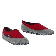 Falke Slippers Cosyshoe (warm Merino wool) red/gray Children