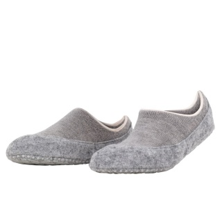 Falke Slippers Cosyshoe (soft Merino wool) light grey Women