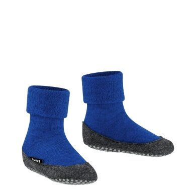 Falke Slippers Cosyshoe Minis (light, warming Merino wool) cobalt blue Kids