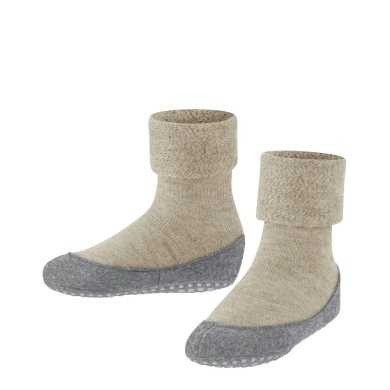 Falke Slippers Cosyshoe Minis (light, warming Merino wool) sand brown Children