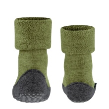 Falke Slippers Cosyshoe Minis (light, warming Merino wool) green Children