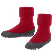 Falke Cosyshoe Minis Slippers (light, warming merino wool) red Children