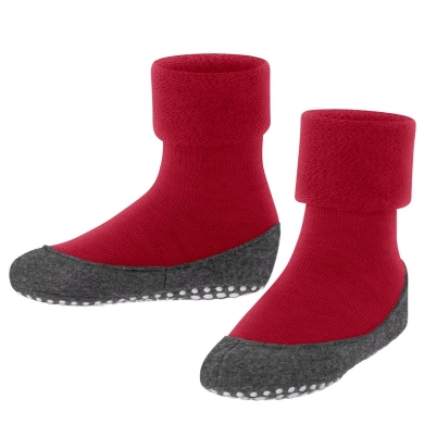 Falke Cosyshoe Minis Slippers (light, warming merino wool) red Children