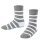 Falke Slippers Simple Stripes (Cotton Blend) Light Grey Children