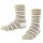 Falke Slippers Simple Stripes (Cotton Blend) Sand Brown Children