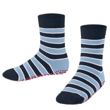 Falke Slippers Simple Stripes (Cotton Blend) Space Blue Children