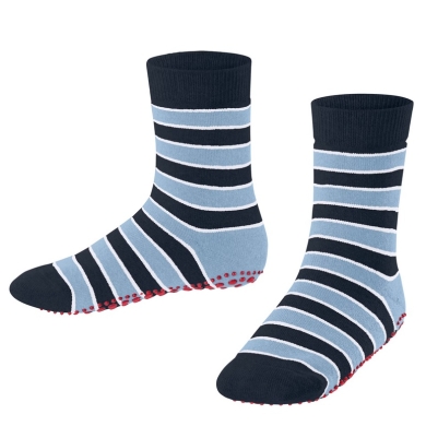 Falke Slippers Simple Stripes (Cotton Blend) Space Blue Children