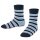 Falke Slippers Simple Stripes (Cotton Blend) Space Blue Children