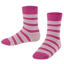 Falke Slippers Simple Stripes (Cotton Blend) Pink Children