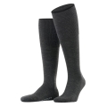 Falke Day Sock Airport Plus Knee-High Socks (climate-regulating, skin-friendly) anthracite Men - 1 Pair