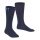 Falke Knee Socks Ajour (made of cotton, Ajour pattern) navy blue girls - 1 pair