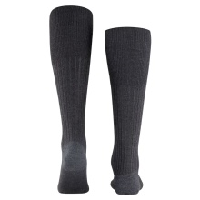 Falke Knee Socks Bristol Pure (climate-regulating Merino wool) anthracite grey Men - 1 Pair