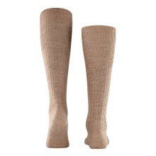 Falke Knee Socks Bristol Pure (climate-regulating Merino wool) light brown Men - 1 Pair