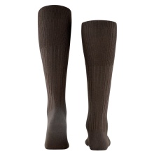 Falke Knee Socks Bristol Pure (climate-regulating Merino wool) dark brown Men - 1 Pair