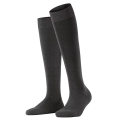 Falke Knee Socks ClimaWool (moisture-regulating, merino wool) anthracite grey Ladies - 1 pair