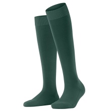 Falke Knee Socks ClimaWool (moisture-regulating, merino wool) hunter green Ladies - 1 pair