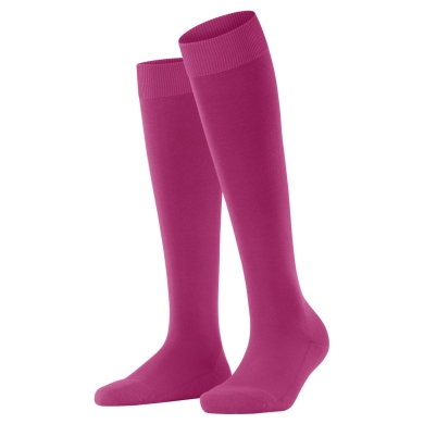 Falke Knee Socks ClimaWool (moisture-regulating, merino wool) berry pink Ladies - 1 pair