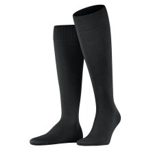 Falke Knee Socks ClimaWool (moisture-regulating, Merino wool) black Men - 1 Pair