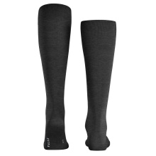 Falke Knee Socks ClimaWool (moisture-regulating, Merino wool) anthracite grey Men - 1 Pair