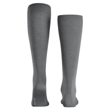 Falke Knee Socks ClimaWool (moisture-regulating, Merino wool) grey Men - 1 Pair