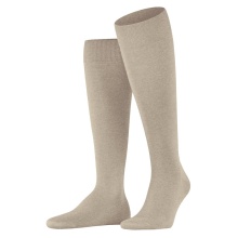 Falke Knee Socks ClimaWool (moisture-regulating, Merino wool) light brown Men - 1 Pair